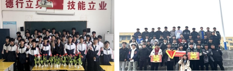 记江西新余康展高级技工学校汽车工程学院22高技汽修五班班主任李梦姿
