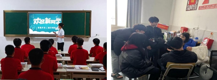 记江西新余康展高级技工学校汽车工程学院22高技汽修五班班主任李梦姿